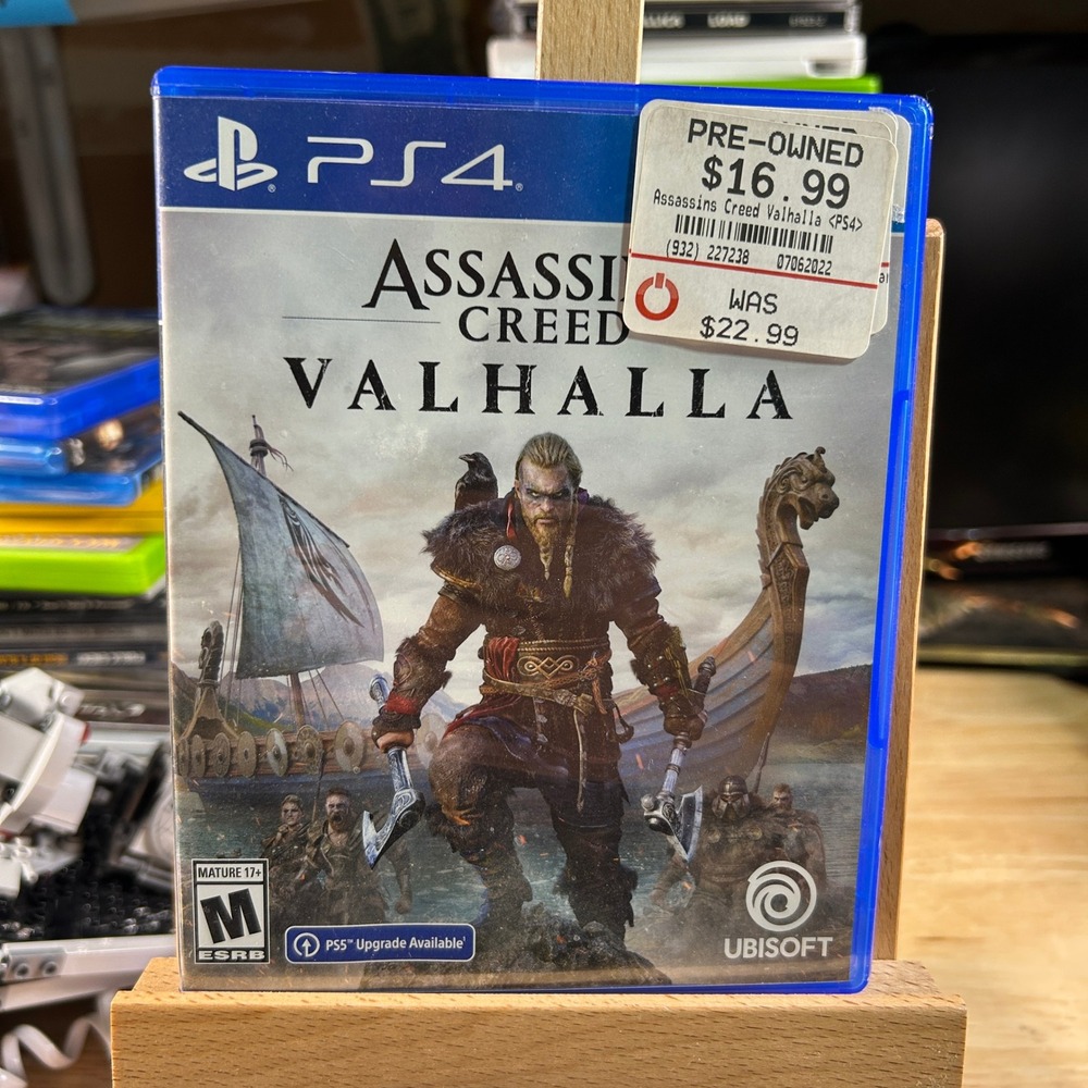 Assassins Creed Valhalla Sony PlayStation 4 PS4 Ubisoft Viking RPG Game Disc